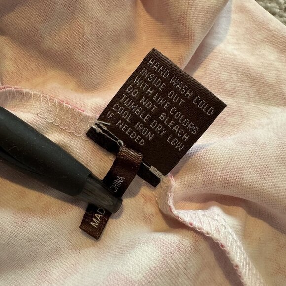 J. McLaughlin Catalina Cloth Rouched Tank Top Midi Dress Orange Pink Floral L - Picture 9 of 9